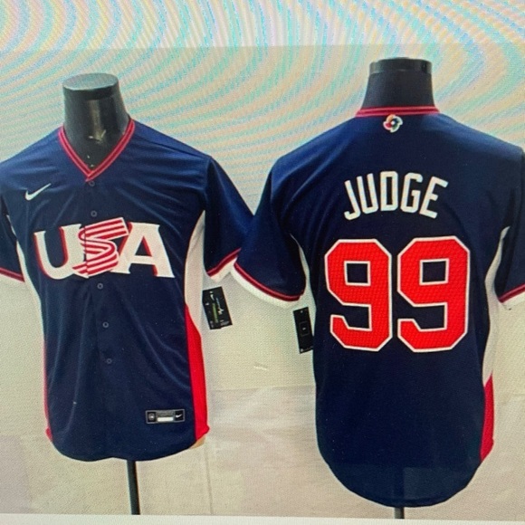 💝Aaron Judge Navy Stitched Jersey